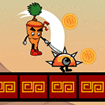 เกมส์แครอทนักสู้ผจญภัย Carrot Ninja Runner Game
