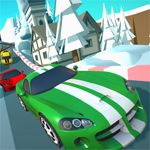 เกมส์แข่งรถขั้วโลกเหนือ2คน Cartoon Racers: North Pole