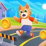 เกมส์แมววิ่งเก็บเหรียญทอง Cat Runner Game