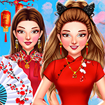 เกมส์แต่งตัววันตรุษจีน Celebrity Chinese New Year Look