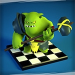 เกมส์นักรบหมากฮอส Checkers RPG: Online PvP Battle