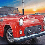 เกมส์จอดรถคลาสสิค3มิติ Classic Cars Parking Stunts Game