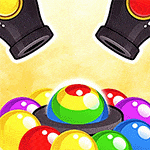 เกมส์ลูกบอลปืนใหญ่ลงแก้ว Color Cannon Game