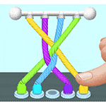 เกมส์ลากเชือกเชื่อมโยงหลากสี Color Rope Puzzel Game