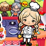 เกมส์สาวเปิดร้านขายอาหารจานด่วน Cooking World Reborn