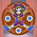 เกมส์ปาลูกดอกใส่ตัวตลก Digital Circus Dart