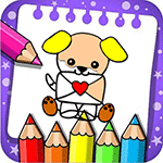 เกมส์ระบายสีรูปน่ารักๆวันวาเลนไทน์ Easy Coloring Valentine