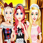 เกมส์แต่งตัวเจ้าหญิง4คนแฟชั่นชุดเมด Fashion Maid Coffee Game