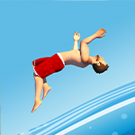 เกมส์กระโดดม้วนตัวลงน้ำ Flip Diving