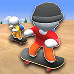 เกมส์สเก็ตบอร์ดหมุนตัวผ่านด่าน Flip Skater Idle