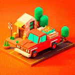 เกมส์ขับรถบรรทุกสร้างโรงงานส่งอาหาร Food Truck Baron Game