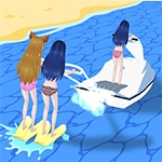 เกมส์สาวเล่นวินเซิร์ฟ Girl Surfer 3D