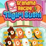 เกมส์ทำซูชิสูตรคุณยาย Grandma Recipe: Nigiri Sushi
