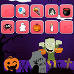 เกมส์เปิดป้ายจับคู่วันฮาโลวีน Halloween Memory GF Game