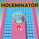 เกมส์หลุมดูดบล็อก Holeminator