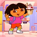 เกมส์ทำไอศกรีมกับดอร่า Ice Cream Maker With Dora