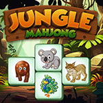เกมส์จับคู่มาจองสัตว์ในป่า Jungle Mahjong Game