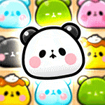 เกมส์จับคู่เพชรแพนด้าตัวน้อย Little Panda Match 4 Game