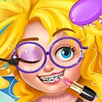 เกมส์เสริมสวยสาวแว่นจอมเฉิ่ม Nerdy Girl Makeup Salon