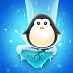 เกมส์เพนกวินกระโดดเก็บดาวบนก้อนน้ำแข็ง Penguin Ice Breaker Game