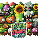 เกมส์จิ๊กซอว์พืชปะทะซอมบี้ Plants vs Zombies Jigsaw