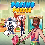 เกมส์จัดระเบียบลงช่อง Posing Puzzle