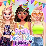 เกมส์แฟชั่นปาร์ตี้พาสเทล Pretty Pastel Party Makeover