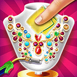 เกมส์แต่งตัวเจ้าหญิงใส่เครื่องเพชร Princess Jewelry Game