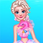 เกมส์แปลงโฉมนางเงือกสาว4คน Princess Turned Into Mermaid