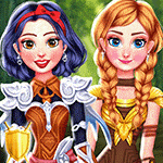 เกมส์แต่งตัวเจ้าหญิง6คนเป็นนักรบ Princesses As Ancient Warriors Game