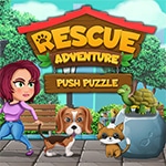 เกมส์ผจญภัยกู้ภัยสัตว์ป่า Push Puzzle Rescue Adventure