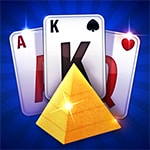 เกมส์จับคู่ไพ่โซลิแทร์ปิรามิด Pyramid Solitaire Blue