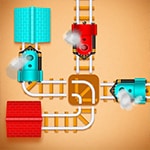 เกมส์รถไฟกลับสถานี Rail Maze Puzzle