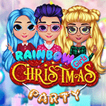 เกมส์แต่งตัวเพื่อนซี้3คนไปงานปาร์ตี้คริสต์มาส Rainbow Girls Christmas Party