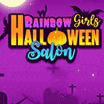 เกมส์เปิดร้านทำผมวันฮาโลวีน Rainbow Girls Hallowen Salon Game