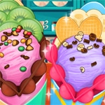 เกมส์แม่ครัวทำไอศกรีมวาฟเฟิล Roxie’s Kitchen: Ice Cream Waffle