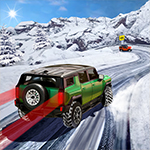 เกมส์ขับรถวิบากลุยหิมะ SUV Snow Driving 3d