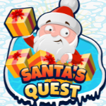 เกมส์สร้างเส้นทางซานต้าครอส Santa’s Quest