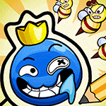 เกมส์ช่วยมอนสเตอร์ไม่ให้โดนผึ้งต่อย Save Rainbow Blue monster Game