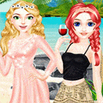 เกมส์แต่งตัว4สาวปาร์ตี้วันเรียนจบ School Graduation Beach Party Game