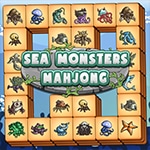 เกมส์จับคู่มาจองทะเล Sea Monsters Mahjong