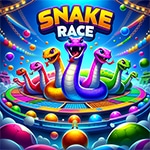 เกมส์แข่งงูเลื้อยกินจุด Snake Color Race