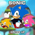 เกมส์แต่งตัวโซนิคเม่นสายฟ้า Sonic Dress Up Game