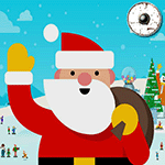 เกมส์ซานตาครอสหมุนติ้วผ่านด่าน Spinny Santa Claus Game
