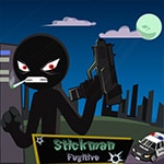 เกมส์ตัวเส้นผจญภัยยิงปืน Stickman Fugitive