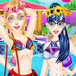 เกมส์แต่งตัวปาร์ตี้ซัมเมอร์ริมสระ Summer Pool Party Fashion Game