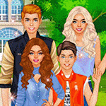 เกมส์แต่งตัวครอบครัวซุปตาร์4คน Superstar Family Dress Up Game