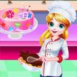 เกมส์แต่งตัวแม่ครัวขนมหวาน Sweet Bakery Girls Cake