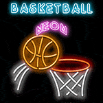 เกมส์ชู้ตลูกบาสเรืองแสงลงห่วง Swipe Basketball Neon Game