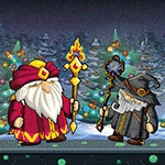 เกมส์พ่อมดซานต้ากระโดดเก็บของ Wizard Santa Jump Game